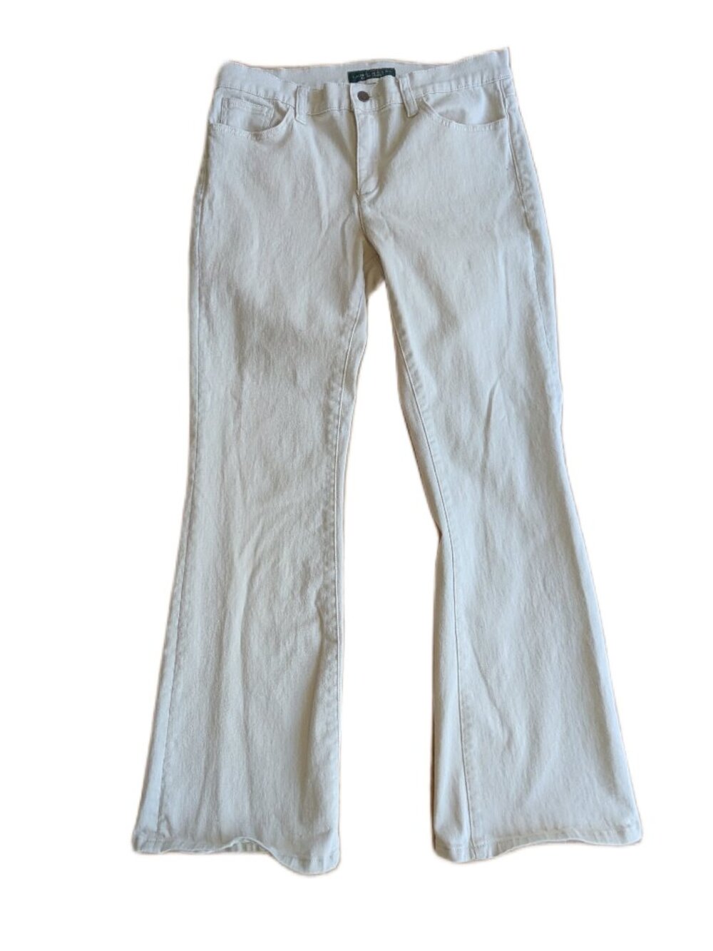 Tan Ralph Lauren Flare Jeans